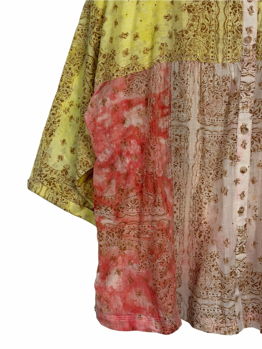 Anthropologie Pilcro The Tavi Button Front 100% Cotton Blouse Top Size XL - Picture 4 of 9